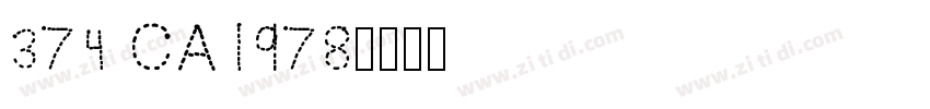 374 CA1978字体转换